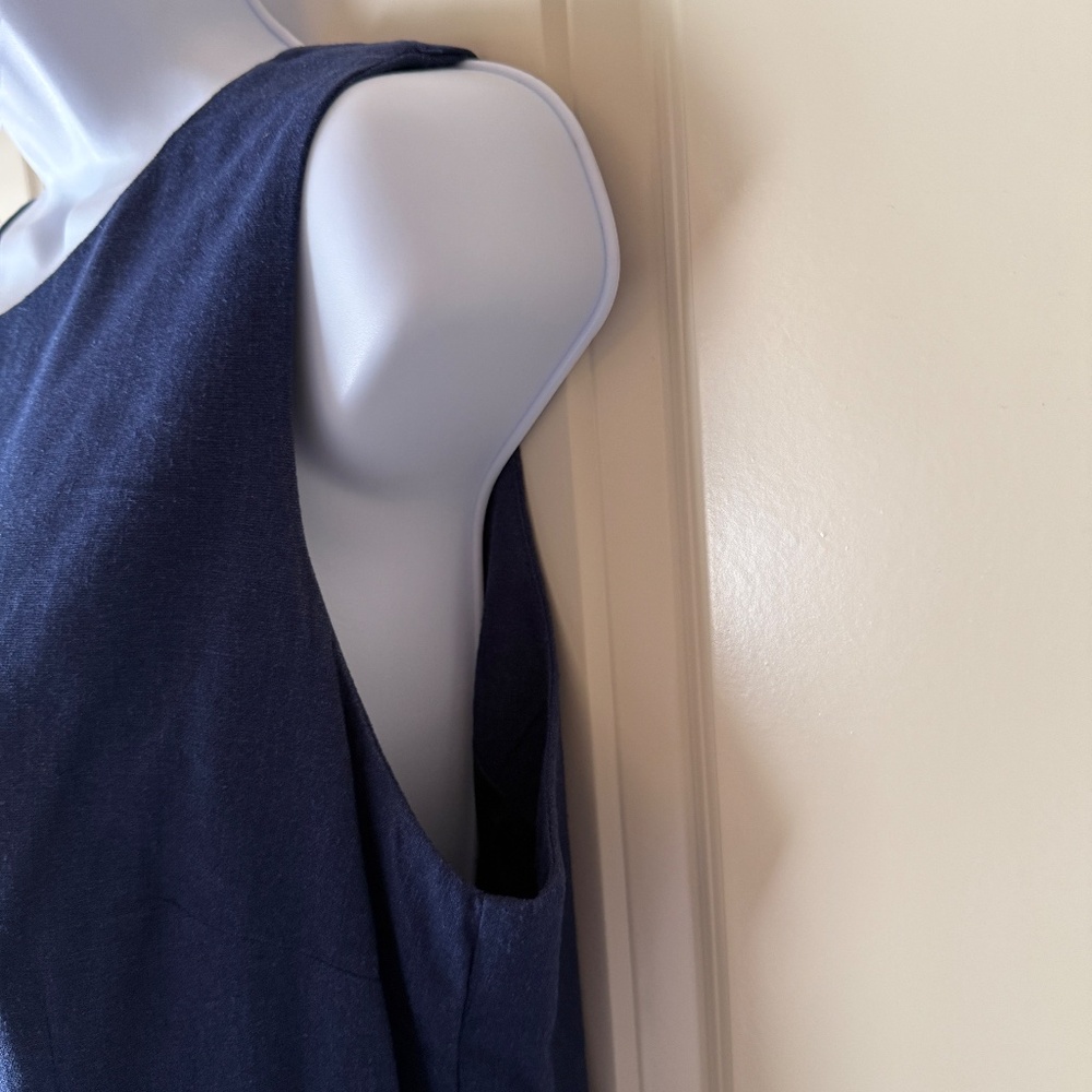 Chadwicks Linen Blend Sleeveless Dress size 14 - Picture 3 of 8